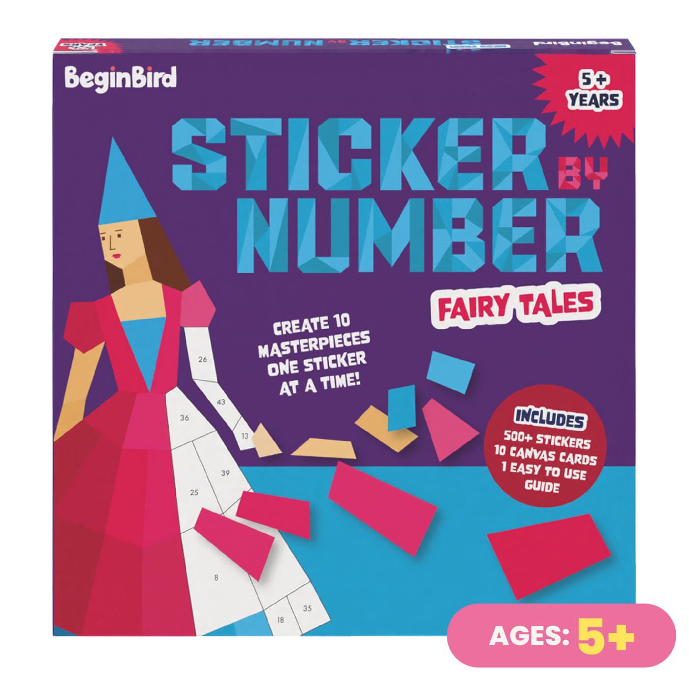 Sticker by Number: Fairy Tales