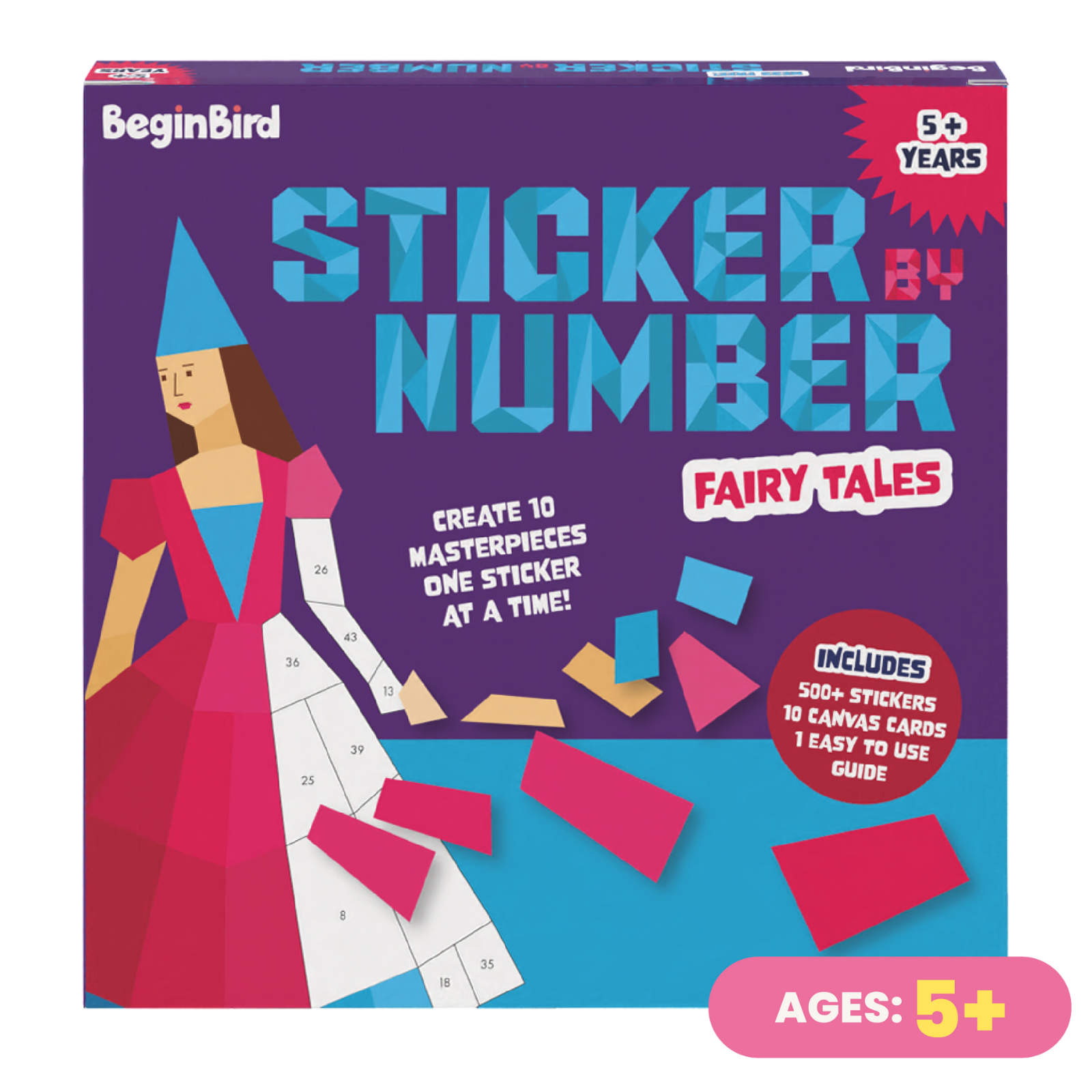 Sticker by Number: Fairy Tales