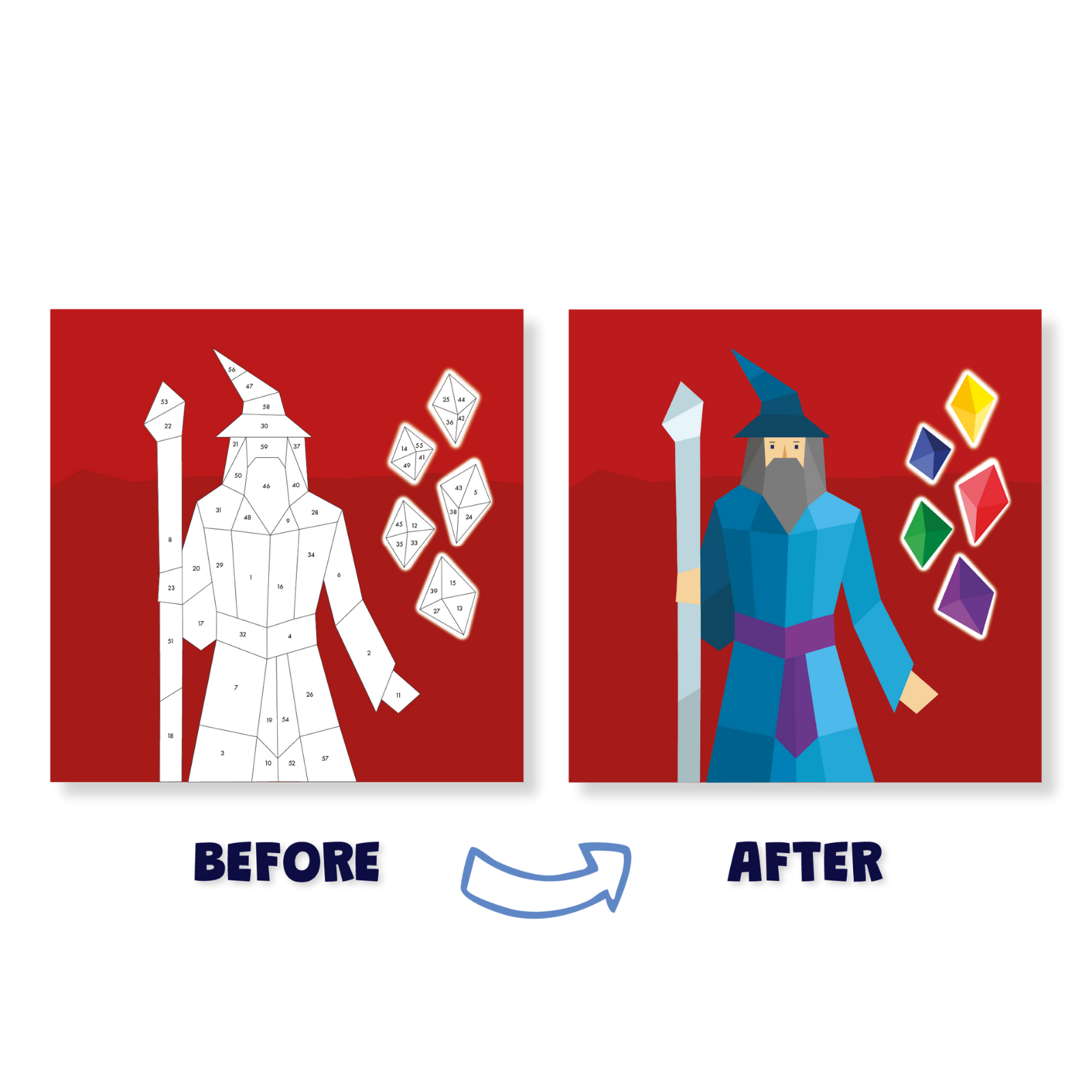 Sticker by Number: Fairy Tales