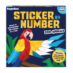 Sticker by Number: Zoo Animals