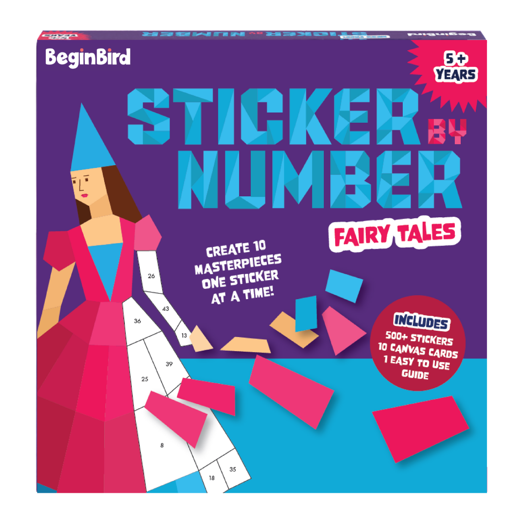 Sticker by Number: Fairy Tales