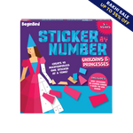 Sticker by Number: Unicorns & Princesses