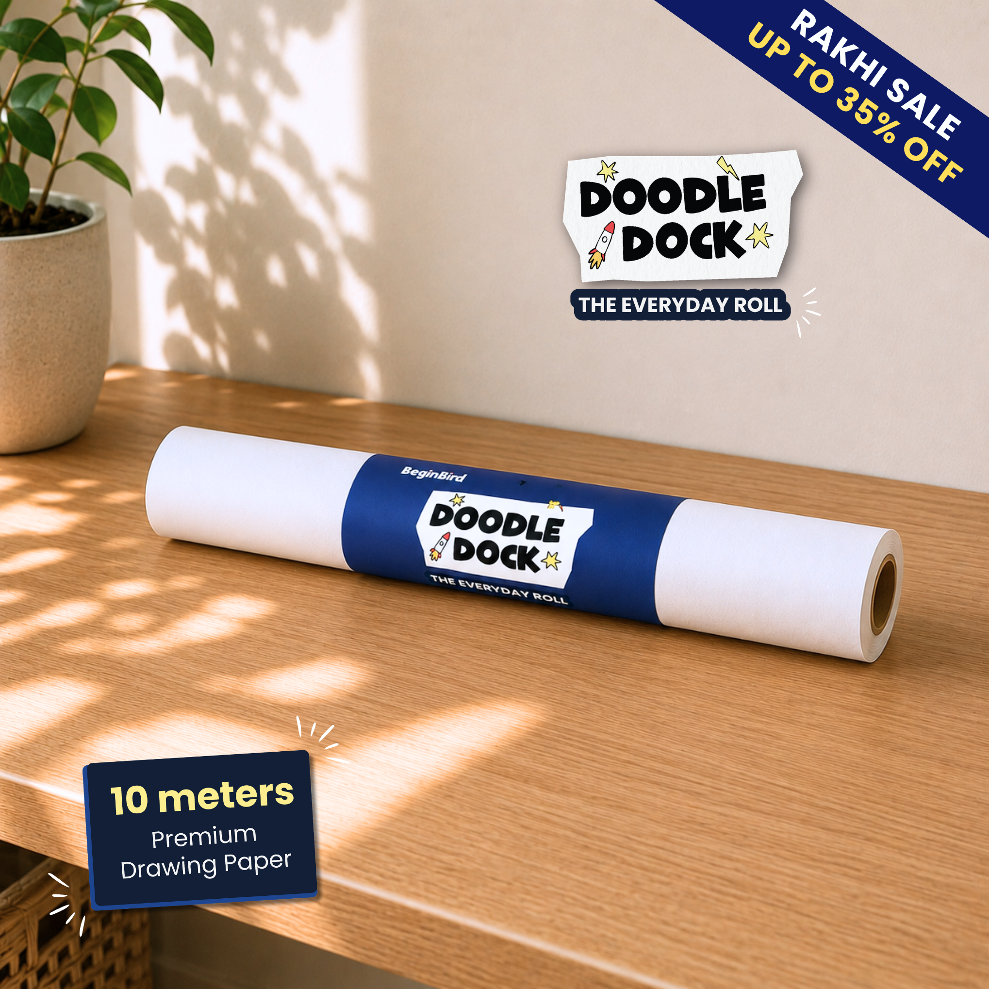 The Everyday Roll: An extra 10 metre roll for DoodleDock