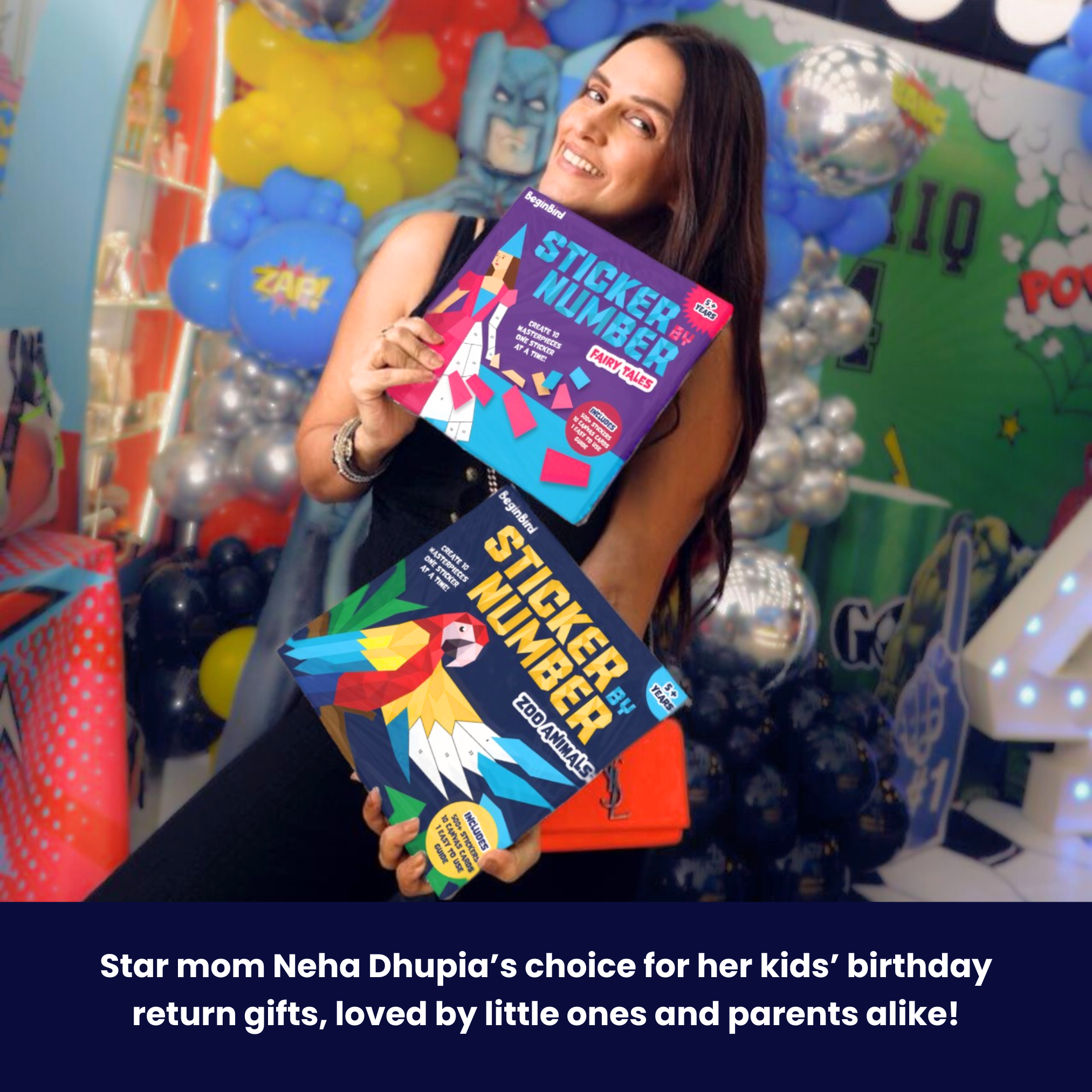 Sticker by Number: Zoo Animals